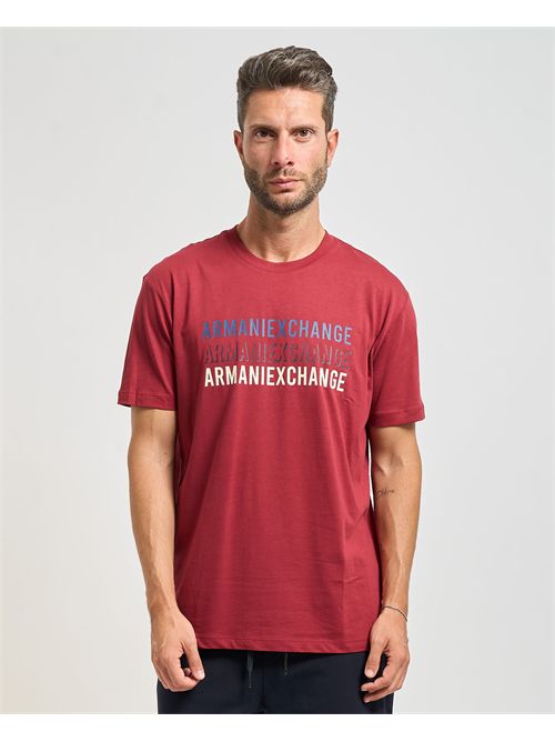 Men's Armani Exchange crew neck T-shirt with print ARMANI EXCHANGE | XM001444-AF10358UA328